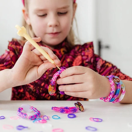 Creative set of colorful elastic bracelets, Disney Princess