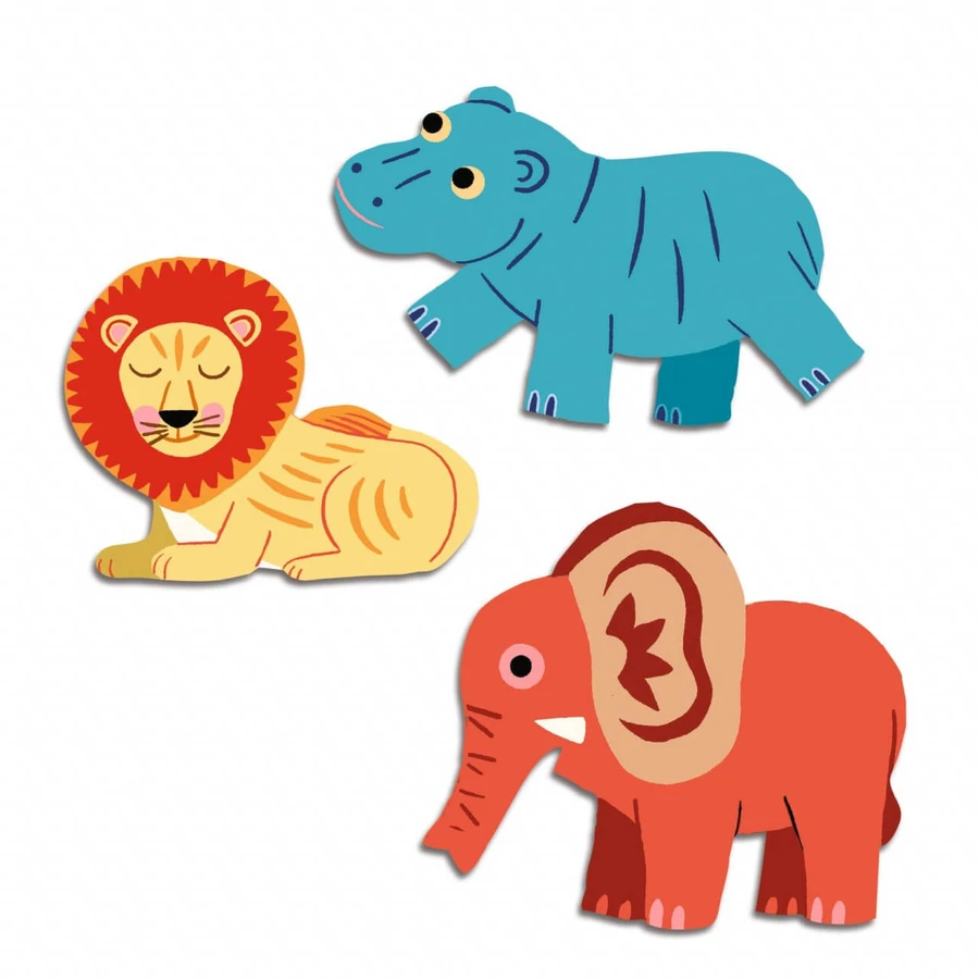 Eerste stickers Dieren van de savanne, Djeco
