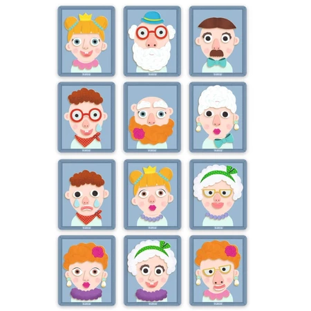 Creative magnetic game Portraits, Djeco
