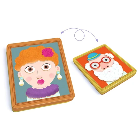 Creative magnetic game Portraits, Djeco