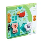 Wooden puzzle with felt base, Djeco