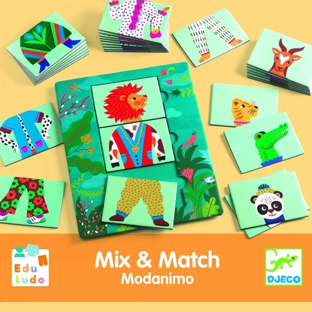 Spiel Eduludo Mix & Match Modanimo, Djeco