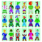 Spiel Eduludo Mix & Match Modanimo, Djeco