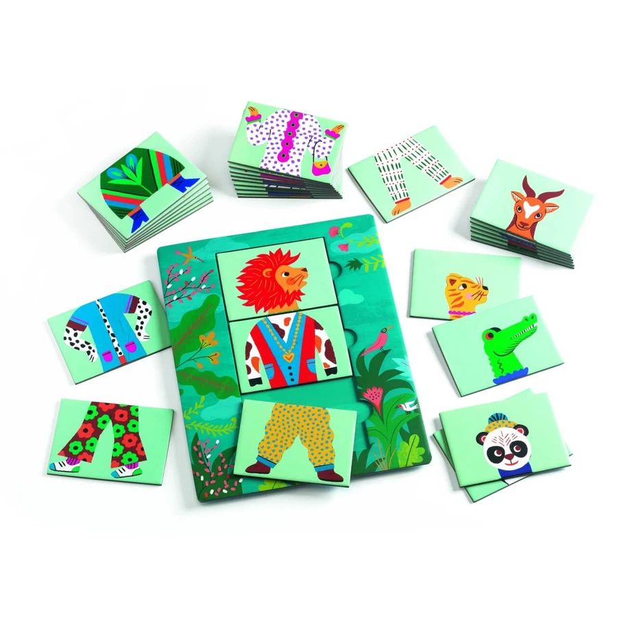 Spiel Eduludo Mix & Match Modanimo, Djeco
