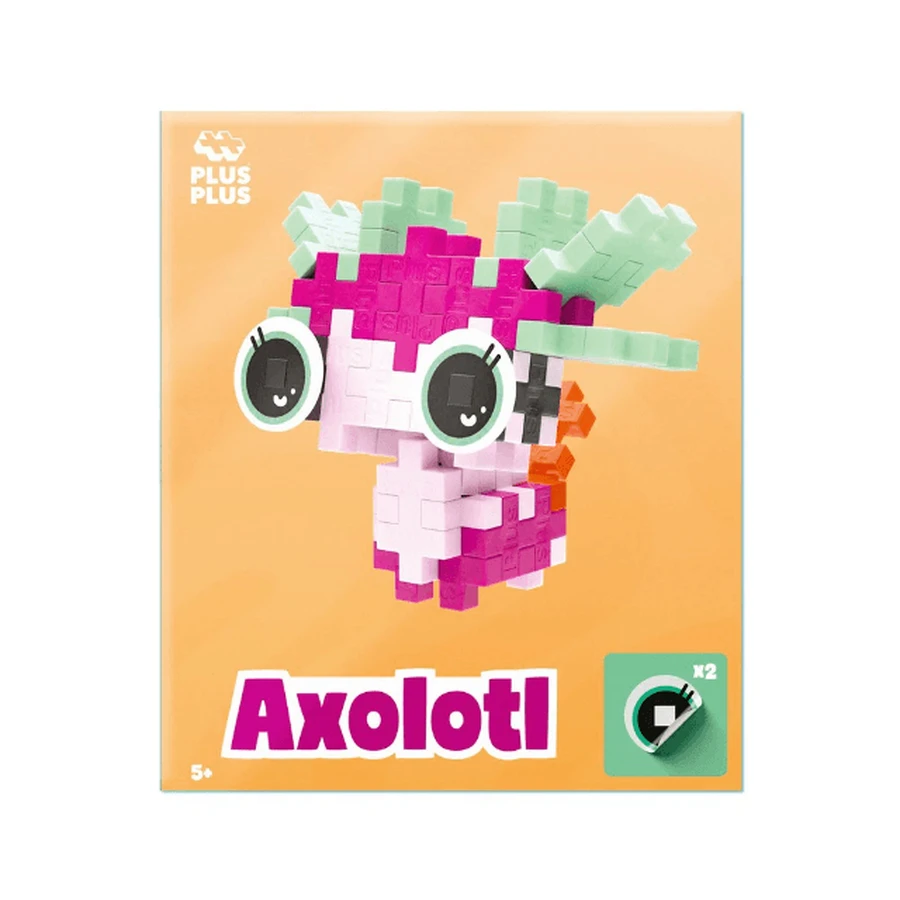 Juego de construcción Plus-Plus, ANIMAL - Adorable Axolotl