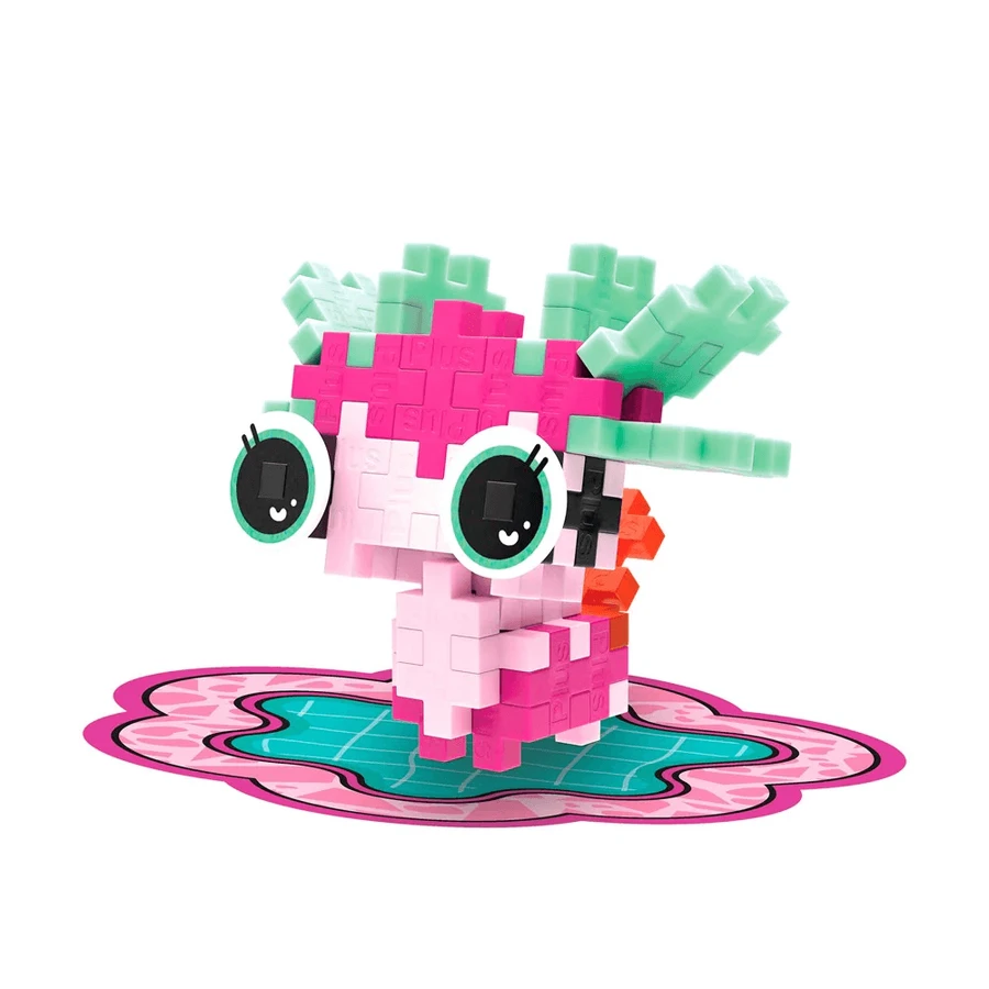 Juego de construcción Plus-Plus, ANIMAL - Adorable Axolotl