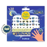 Reflection of the moon nail stickers, Djeco