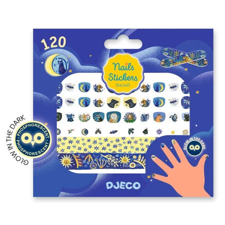 Pegatinas de uñas Reflejo de la luna, Djeco