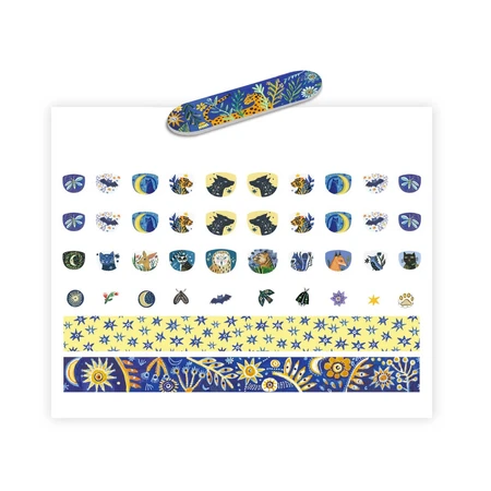 Pegatinas de uñas Reflejo de la luna, Djeco