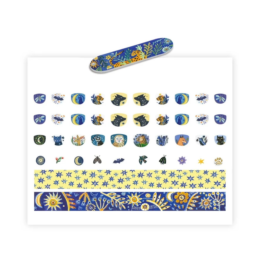 Pegatinas de uñas Reflejo de la luna, Djeco