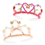 Creatieve set roze tiara's, Djeco
