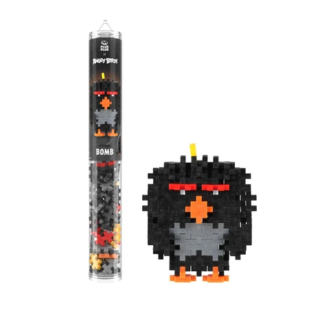 Juego de construcción Plus-Plus, tubo de 110 piezas, Angry Birds BOMB
