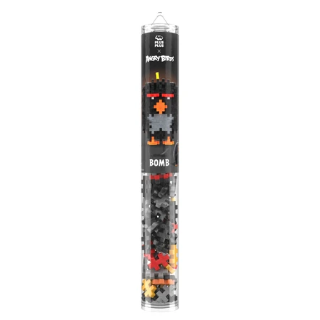 Juego de construcción Plus-Plus, tubo de 110 piezas, Angry Birds BOMB