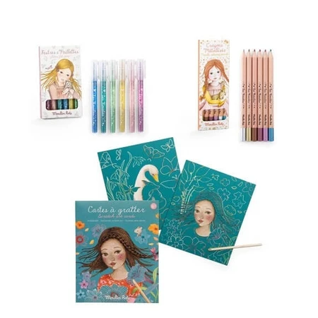 Les Rosalies, Moulin Roty, a creative game to shave Les Rosalies
