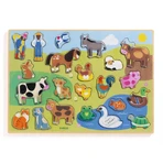 Bauernhof Holzpuzzle, Djeco