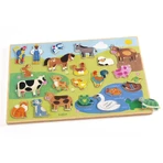 Bauernhof Holzpuzzle, Djeco