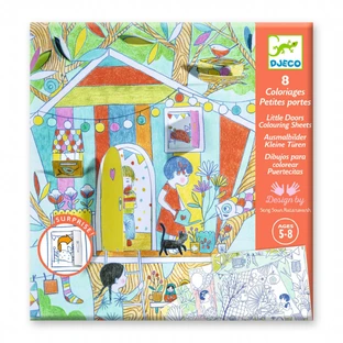 Tableros para colorear con sorpresas Nina's Games, Djeco
