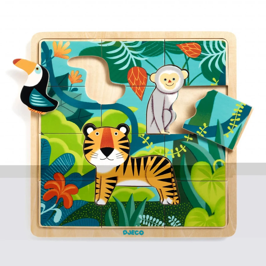 Djeco Jungle Wooden Puzzle