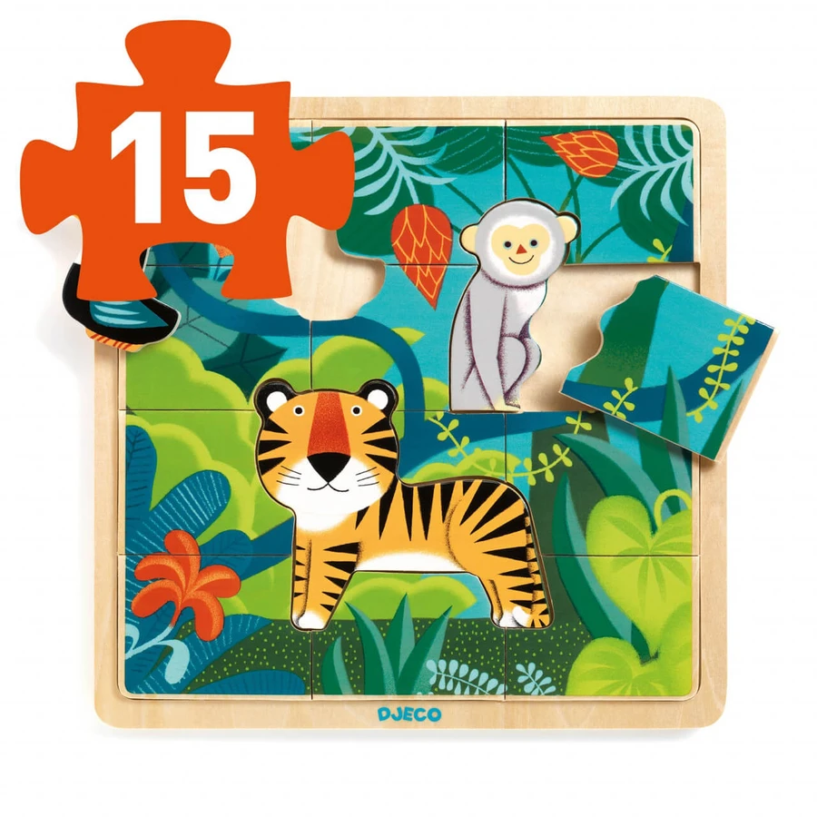 Djeco Jungle Wooden Puzzle