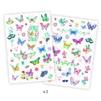 Butterflies and glitter tattoos, Djeco