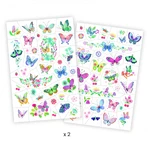 Butterflies and glitter tattoos, Djeco