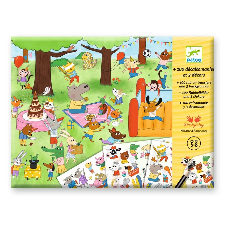 Kreative Transfers zum Thema Party, Djeco