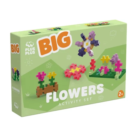 Jeu de construction Plus-Plus, 40 grandes pièces, fleurs