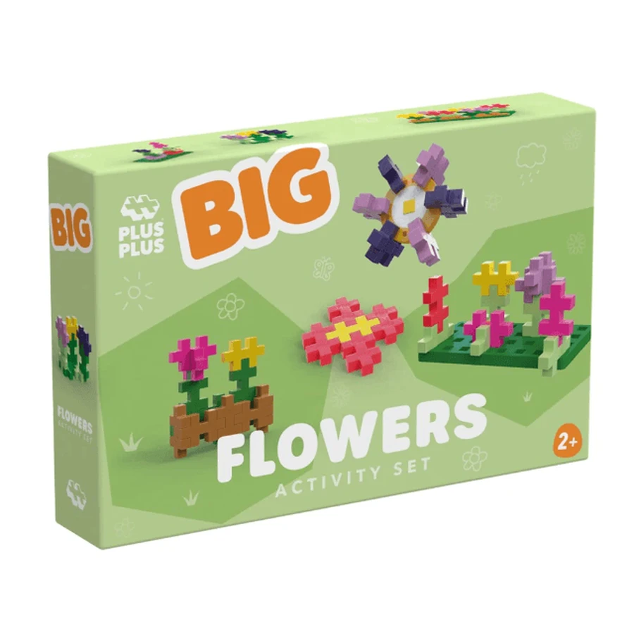 Jeu de construction Plus-Plus, 40 grandes pièces, fleurs