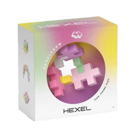 HEXEL Spectrum - Creative fidget toy - Plus Plus, Bubblegum