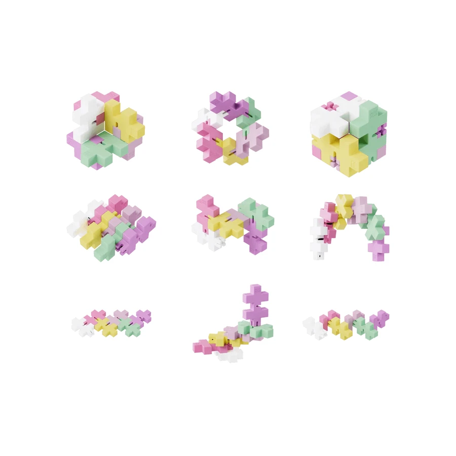 HEXEL Spectrum - Creative fidget toy - Plus Plus, Bubblegum