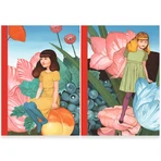 Set of 2 Fedora notebooks, Djeco