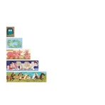 Progressive puzzle 1,2,3..10 penguins Londji