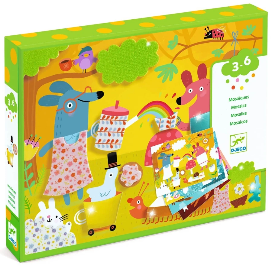 Creative workshop Self-adhesive foam collage, Djeco