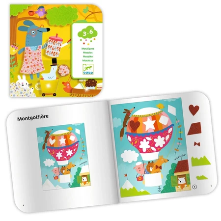 Creative workshop Self-adhesive foam collage, Djeco