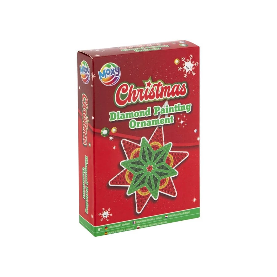 DIY-Kreativ-Set, Weihnachtsschmuck, Dimaond-Malerei, Stern