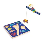 Puzzle 2 en 1 y juego de pesca magnético, Djeco