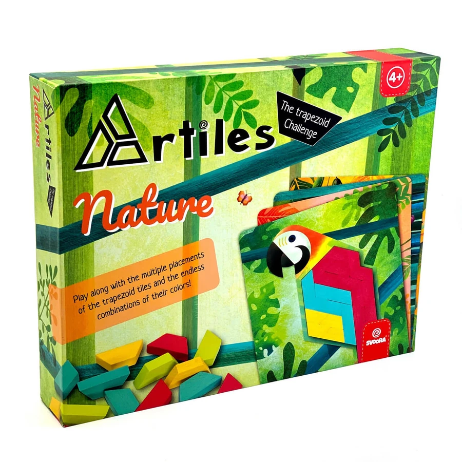 Juego educativo mosaico trapezoidal, Naturaleza