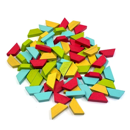 Juego educativo mosaico trapezoidal, Naturaleza
