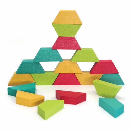 Juego educativo mosaico trapezoidal, Naturaleza