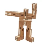 Flexi-cub bamboo 3D logic puzzle game