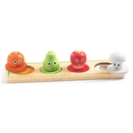 Puzzle de madera de frutas y verduras, Djeco
