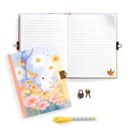 Geheimes Hasentagebuch mit Zauberstift, Djeco