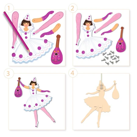 Set creativo Bailarinas, Djeco
