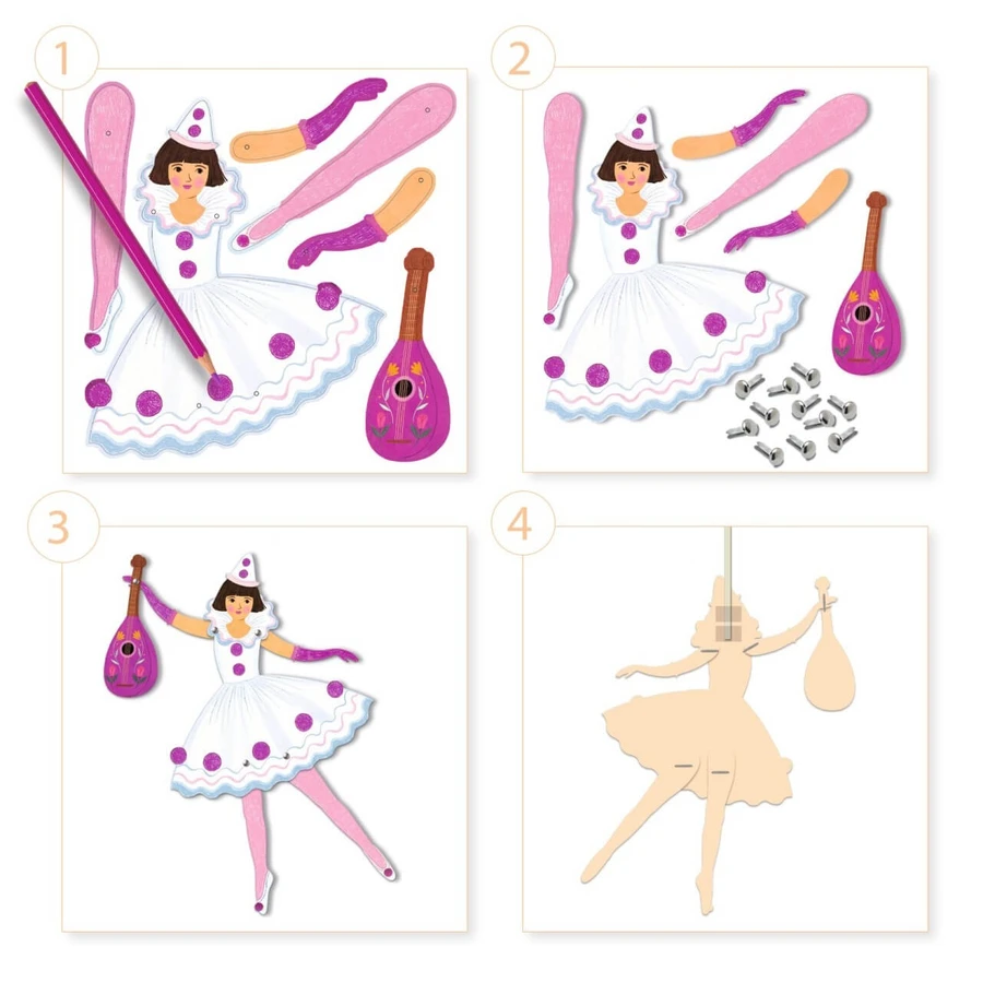 Set creativo Bailarinas, Djeco
