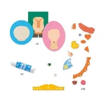 Creative collage set Family portraits, Djeco