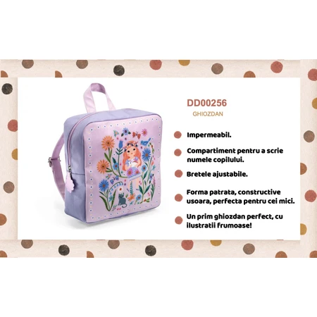 Rucksack Lila, Djeco