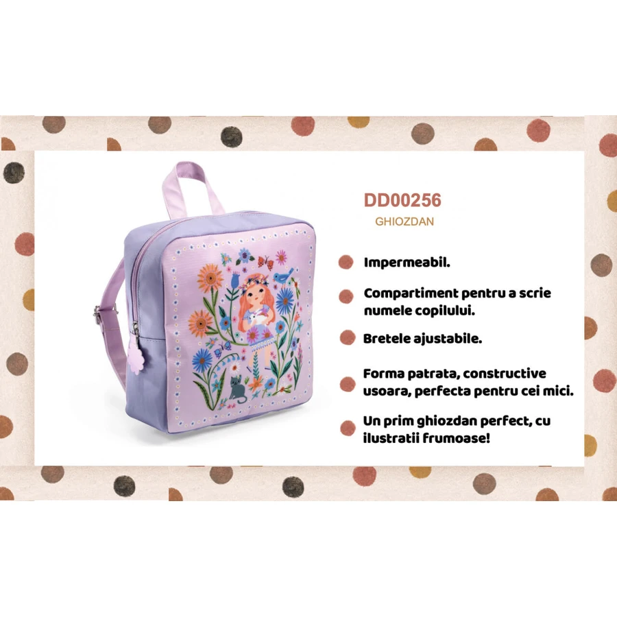 Rucksack Lila, Djeco