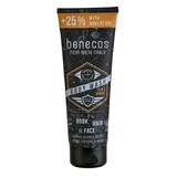 Benecos For Men Only, natürliches 3-in-1 Sport-Gel für Körper, Gesicht und Haarwäsche, 250 ml