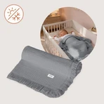Lionelo Musselin-Decke, Baby-Musselin-Decke, Grey Dove, 1 Stück.