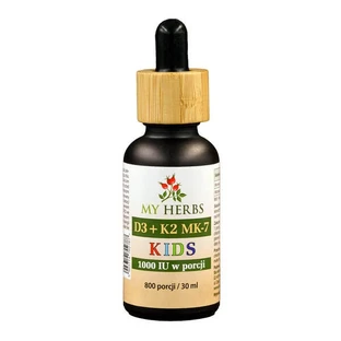 My Herbs D3+K2 MK-7 Kids, drops, 30 ml